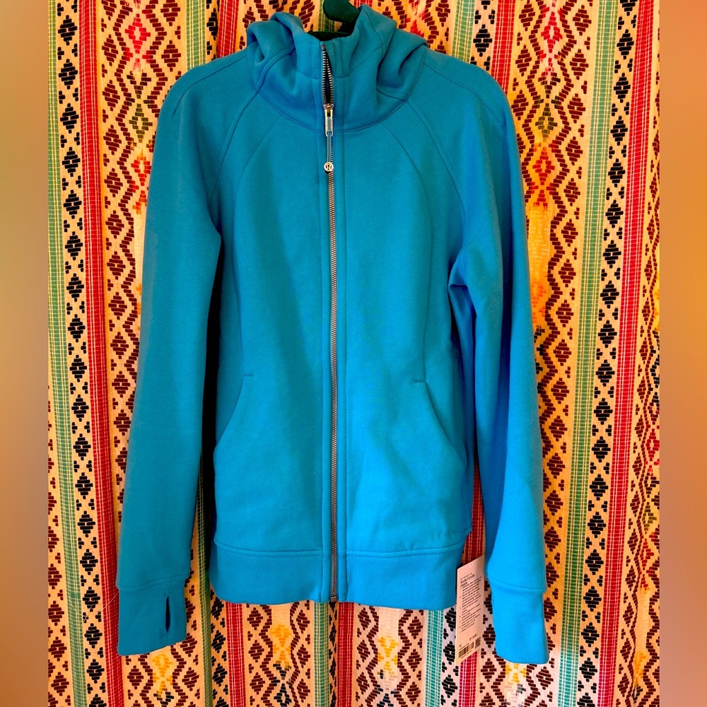 NWT LULULEMON FULL ZIP SCUBA HOODIE in KAYAK BLUE 10